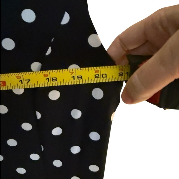 Shelby & Palmer Black & White Polka Dot Dress – Size XL - Picture 7 of 7